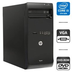 Компьютер HP Pro 3400 Tower / Intel Core i5-2400 (4 ядра по 3.1 - 3.4 GHz) / 4 GB DDR3 / 250 GB HDD / Intel HD Graphics 2000 / DVD-ROM/ DVI / Card Reader