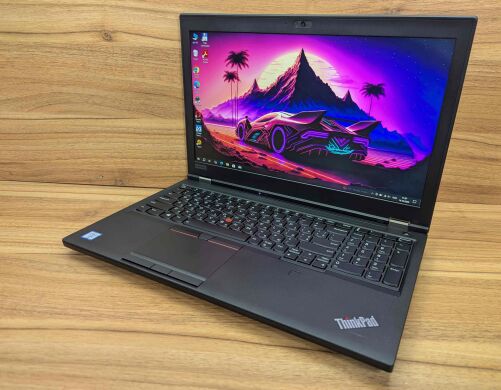 Мобильная рабочая станция Б-класс Lenovo ThinkPad P52 / 15.6" (1920x1080) IPS / Intel Xeon E-2176M (6 (12) ядер по 2.7 - 4.4 GHz) / 32 GB DDR4 / 512 GB SSD / nVidia Quadro P2000, 4 GB GDDR5, 128-bit / Fingerprint / WebCam / Windows 10