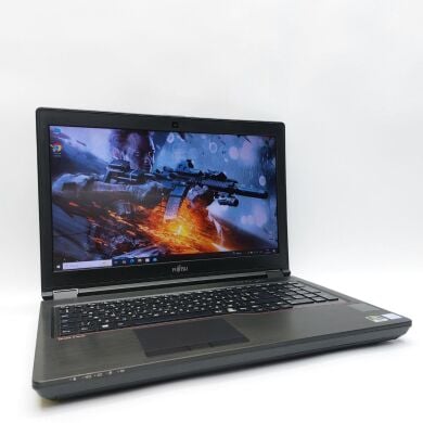 Мобільна робоча станція Fujitsu Celsius H780 / 15.6" (1920x1080) IPS / Intel Core i7-8750H (6 (12) ядер по 2.2 - 4.1 GHz) / 32 GB DDR4 / 512 GB SSD / nVidia Quadro P600, 4 GB GDDR5, 128-bit / WebCam
