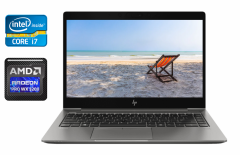 Мобильная рабочая станция HP zBook 14u G6 / 14" (1920x1080) IPS / Intel Core i7-8565U (4 (8) ядра по 1.8 - 4.6 GHz) / 16 GB DDR4 / 512 GB SSD / AMD Radeon Pro WX 3200, 4 GB GDDR5, 128-bit / WebCam / TouchID / Windows 10