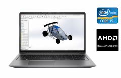 Мобільна робоча станція HP Zbook 15U G5 / 15.6" (1920x1080) IPS / Intel Core i5-8250U (4 (8) ядра по 1.6 - 3.4 GHz) / 16 GB DDR4 / 512 GB SSD / AMD Radeon Pro WX 3100, 2 GB GDDR5, 128-bit / WebCam / Fingerprint