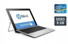 Нетбук-трансформер Б-класс HP Elite X2 1012 G2 / 12.5" (2736x1824) IPS Touch / Intel Core i5-7200U (2 (4) ядра по 2.5 - 3.1 GHz) / 8 GB DDR3 / 256 GB SSD / Intel HD Graphics 620 / WebCam / TouchID / Windows 10