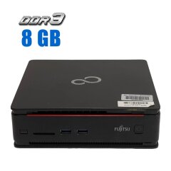 Неттоп Fujitsu Esprimo Q920 USFF / Intel Core i3-4130T (2 (4) ядра по 2.9 GHz) / 8 GB DDR3 / 120 GB SSD / Intel HD Graphics 4600 / DVI 