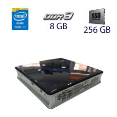 Неттоп Zotac ZBOX-ID88 Mini PC USFF / Intel Core i3-3220T (2 (4) ядра по 2.8 GHz) / 8 GB DDR3 / 256 GB SSD / HDMI / Wi-Fi / Intel HD Graphics 2500