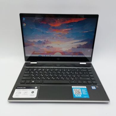 Ноутбук-трансформер HP Pavilion X360 / 14" (1366x768) TN Touch / Intel Core i3-8130U (2 (4) ядра по 2.2 - 3.4 GHz) / 8 GB DDR4 / 256 GB SSD / Intel UHD Graphics 620 / WebCam