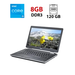 Ноутбук Б-класс Dell Latitude E6430s / 14" (1366x768) TN / Intel Core i5-3320M (2 (4) ядра по 2.6 - 3.3 GHz) / 8 GB DDR3 / 120 GB SSD / Intel HD Graphics 4000 / WebCam