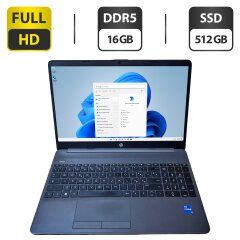Ноутбук Б-класс HP 250 G9 (6F216EA) / 15.6" (1920x1080) IPS / Intel Core i5-1235U (10 (12) ядер по 3.3 - 4.4 GHz) / 16 GB DDR5 / 512 GB SSD / Intel Iris Xe Graphics / WebCam / HDMI
