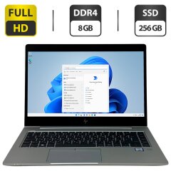 Ноутбук Б-класс HP EliteBook 840 G6 / 14" (1920x1080) IPS / Intel Core i5-8365U (4 (8) ядра по 1.6 - 4.1 GHz) / 8 GB DDR4 / 256 GB SSD / Intel UHD Graphics 620 / WebCam / Fingerprint