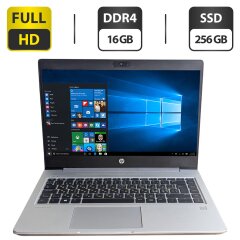 Ноутбук Б-класс HP ProBook 440 G7 / 14" (1920x1080) IPS / Intel Core i3-10110U (2 (4) ядра по 2.1 - 4.1 GHz) / 16 GB DDR4 / 256 GB SSD / Intel UHD Graphics / WebCam