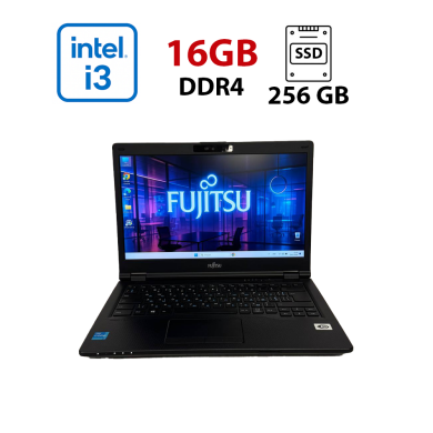 Ноутбук Fujitsu LifeBook E5411 / 14" (1920x1080) IPS / Intel Core i3-1115G4 (2 (4) ядра по 1.7 - 4.1 GHz) / 16 GB DDR4 / 256 GB SSD / Intel UHD Graphics / WebCam Ноутбук Fujitsu LifeBook E5411 / 14" (1920x1080) IPS / Intel Core i3-1115G4 (2 (4) ядра по 1.7 - 4.1 GHz) / 16 GB DDR4 / 256 GB SSD / Intel UHD Graphics / WebCam