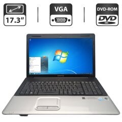 Ноутбук HP Compaq CQ71 / 17.3" (1600x900) TN / Intel Pentium T3400 (2 ядра по 2.1 GHz) / 4 GB DDR2 / 320 GB HDD / Intel HD Graphics / WebCam / DVD-ROM