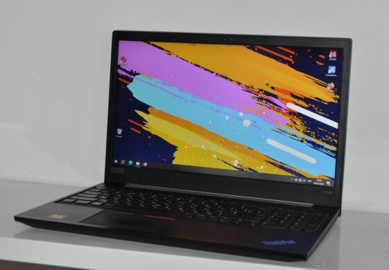Ноутбук Lenovo ThinkPad E585 / 15.6" (1366x768) TN / AMD Ryzen 3 2200U (2 (4) ядра по 2.5 - 3.4 GHz) / 16 GB DDR4 / 256 GB SSD NEW / AMD Radeon Vega 3 Graphics / WebCam / HDMI / Windows 10 Pro