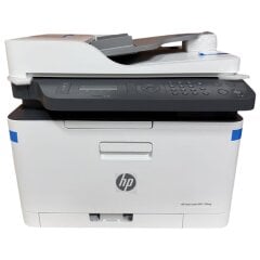Новый МФУ HP Color Laser 179fnw / Лазерная цветная печать / 600x600 dpi / A4 / 18 стр/мин / USB, Ethernet, Wi-Fi / Без коробки