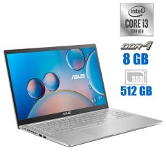 Ультрабук Asus X515J / 15.6" (1920x1080) IPS / Intel Core i3-1005G1 (2 (4) ядра по 1.2 - 3.4 GHz) / 8 GB DDR4 / 512 GB SSD / Intel UHD Graphics / WebCam