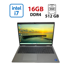 Ультрабук Б-класс Dell Latitude 5520 / 15.6" (1920x1080) IPS / Intel Core i7-1185G7 (4 (8) ядра по 3.0 - 4.8 GHz) / 16 GB DDR4 / 512 GB SSD / Intel Iris Xe Graphics / WebCam