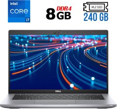Ультрабук Dell Latitude 5420 / 14" (1920x1080) IPS / Intel Core i7-1185G7 (4 (8) ядра по 3.0 - 4.8 GHz) / 8 GB DDR4 / 240 GB SSD M.2 / Intel Iris Xe Graphics / WebCam / HDMI / Windows 10 лицензия