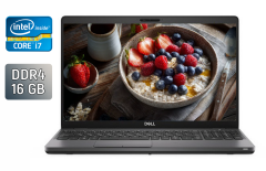 Ультрабук Dell Latitude 5500 / 15.6" (1920x1080) IPS / Intel Core i7-8665U (4 (8) ядра по 1.9 - 4.8 GHz) / 16 GB DDR4 / 512 GB SSD / Intel UHD Graphics / WebCam / Windows 10
