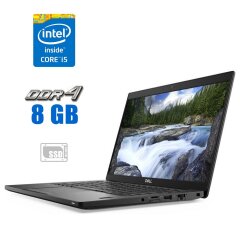Ультрабук Dell Latitude 7390 / 13.3" (1920x1080) IPS / Intel Core i5-8350U (4 (8) ядра по 1.7 - 3.6 GHz) / 8 GB DDR4 / 240 GB SSD / Intel UHD Graphics 620 / WebCam / HDMI
