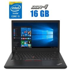 Ультрабук Lenovo ThinkPad T480 / 14" (1920x1080) IPS / Intel Core i5-8350U (4 (8) ядра по 1.7 - 3.6 GHz) / 16 GB DDR4 / 240 GB SSD / Intel UHD Graphics 620 / WebCam