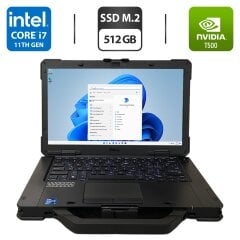 Захищений ноутбук Б-клас Dell Latitude 5430 Rugged / 14" (1920x1080) TN / Intel Core i7-1185G7 (4 (8) ядра по 4.8 GHz) / 16 GB DDR4 / 512 GB SSD M.2 / nVidia T500, 4 GB GDDR6, 64-bit / WebCam