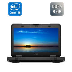 Защищенный ноутбук Dell Latitude 14 Rugged 5414 / 14" (1920x1080) IPS / Intel Core i5-6300U (2 (4) ядра по 2.4 - 3.0 GHz) / 8 GB DDR4 / 240 GB SSD / Intel HD Graphics 520 / WebCam / VGA / HDMI / Windows 10