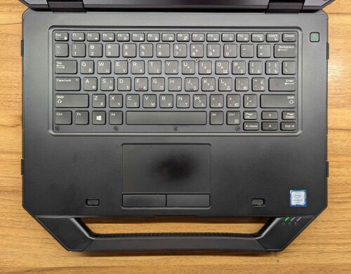Захищений ноутбук Dell Latitude 14 Rugged 5414 / 14" (1920x1080) IPS / Intel Core i5-6300U (2 (4) ядра по 2.4 - 3.0 GHz) / 8 GB DDR4 / 512 GB SSD / Intel HD Graphics 520 / WebCam / HDMI / Windows 10