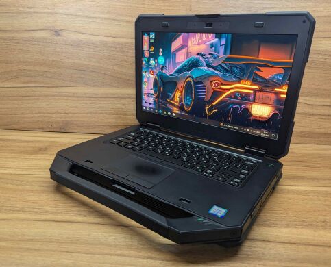 Захищений ноутбук Dell Latitude 14 Rugged 5414 / 14" (1920x1080) IPS / Intel Core i5-6300U (2 (4) ядра по 2.4 - 3.0 GHz) / 8 GB DDR4 / 512 GB SSD / Intel HD Graphics 520 / WebCam / HDMI / Windows 10