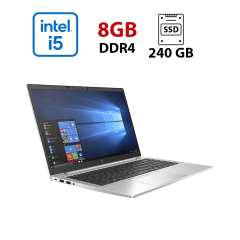 Ультрабук HP EliteBook 840 G7 / 14" (1920x1080) IPS / Intel Core i5-10210U (4 (8) ядра по 1.6 - 4.2 GHz) / 8 GB DDR4 / 240 GB SSD / Intel UHD Graphics / WebCam