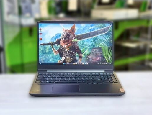 Ігровий ноутбук Lenovo Ideapad Gaming 3 15ARH05 / 15.6" (1920x1080) IPS / AMD Ryzen 5 4600H (6 (12) ядер по 3.0 - 4.0 GHz) / 16 GB DDR4 / 256 GB SSD M.2 + 1000 GB HDD / nVidia GeForce GTX 1650 Ti, 4GB GDDR6, 128-bit / WebCam / Win 11