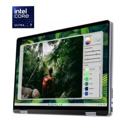 Ноутбук-трансформер Dell Inspiron 16 7640 2-in-1 / 16" (1920x1200) IPS Touch / Intel Core Ultra 7 155H (16 (22) ядер по 1.4 - 4.8 GHz) / 16 GB DDR5 / 1000 GB SSD / Intel Arc Graphics / WebCam