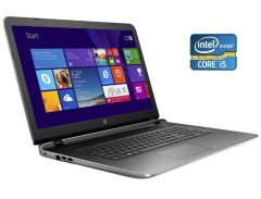 Ноутбук Б-класс HP Pavilion 17-g101dx / 17.3" (1600x900) TN / Intel Core i5-5200U (2 (4) ядра по 2.2 - 2.7 GHz) / 8 GB DDR3 / 120 GB SSD / Intel HD Graphics 5500 / WebCam