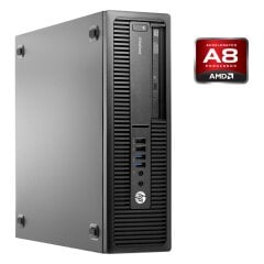ПК HP EliteDesk 705 G1 SFF / AMD PRO A8-8650B (4 ядра по 3.2 - 3.9 GHz) / 16 GB DDR3 / 500 GB HDD / AMD Radeon R7 Graphics / DVD-RW