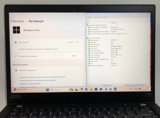 Ультрабук Б-класс Lenovo ThinkPad T495 / 14" (1920x1080) IPS / AMD Ryzen 5 PRO 3500U (4 (8) ядра по 2.1 - 3.7 GHz) / 16 GB DDR4 / 256 GB SSD NVMe / AMD Radeon Vega 8 Graphics / WebCam / Win 11 Pro