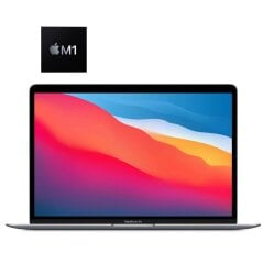 Ультрабук Б-клас Apple MacBook Air 13 2020 A2337 / 13.3" (2560x1600) IPS / Apple M1 (8 ядер по 2.1 - 3.2 GHz) / 16 GB DDR4 / 256 GB SSD / Apple M1 Graphics / WebCam / MacOS