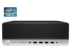 ПК HP ProDesk 600 G3 SFF / Intel Core i5-7400 (4 ядра по 3.0 - 3.5 GHz) / 8 GB DDR4 / 240 GB SSD / Intel HD Graphics 630