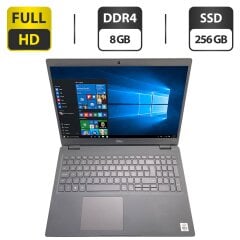 Ультрабук Б-класс Dell Latitude 3510 / 15.6" (1920x1080) IPS / Intel Core i3-10110U (2 (4) ядра по 2.1 - 4.1 GHz) / 8 GB DDR4 / 256 GB SSD / Intel UHD Graphics / WebCam
