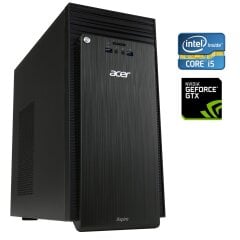 Игровой ПК Acer Aspire TC 710 Tower / Intel Core i5-6400 (4 ядра по 2.7 - 3.3 GHz) / 16 GB DDR3 / 128 GB SSD + 2000 GB HDD / nVidia GeForce GTX 750, 2 GB GDDR5, 128-bit / Wi-Fi / Win 10 Home + Кабель питания