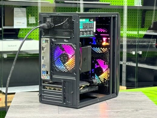 Ігровий ПК AeroСool CS-107-A-BK-v2 Tower / AMD Ryzen 5 5500 (6 (12) ядер по 3.6 - 4.2 GHz) / 16 GB DDR4 / 480 GB SSD / nVidia GeForce GTX 1660 Super, 6 GB GDDR6, 192-bit / 600W