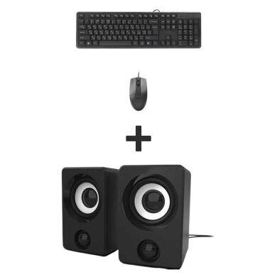 Нові клавіатура та мишка + Колонки