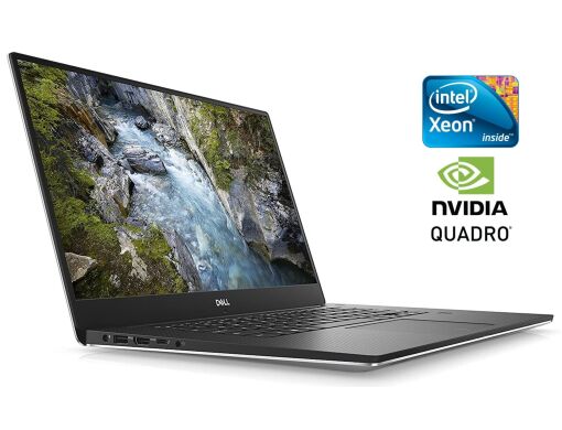 Мобільна робоча станція Б-клас Dell Precision 5530 / 15.6" (1920x1080) IPS / Intel Xeon E-2176M (6 (12) ядра по 2.7 - 4.4 GHz) / 32 GB DDR4 / 480 GB SSD / nVidia Quadro P1000, 4 GB GDDR5, 128-bit / WebCam