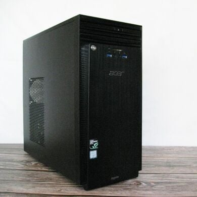 Ігровий ПК Acer Aspire TC 710 Tower / Intel Core i5-6400 (4 ядра по 2.7 - 3.3 GHz) / 16 GB DDR3 / 128 GB SSD + 2000 GB HDD / nVidia GeForce GTX 750, 2 GB GDDR5, 128-bit / Wi-Fi / Win 10 Home + Кабель живлення Ігровий ПК Acer Aspire TC 710 Tower / Intel Core i5-6400 (4 ядра по 2.7 - 3.3 GHz) / 16 GB DDR3 / 128 GB SSD + 2000 GB HDD / nVidia GeForce GTX 750, 2 GB GDDR5, 128-bit / Wi-Fi / Win 10 Home + Кабель живлення