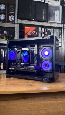 Збірка під замовлення: новий ігровий ПК AeroCool P300C-G-BK-v1 Tower / AMD Ryzen 7 7700 (8 (16) ядер по 3.8 - 5.3 GHz) / 32 GB DDR5 / 2000 GB SSD M.2 / AMD Radeon RX 9060 XT, 16 GB GDDR6, 128-bit / 750W