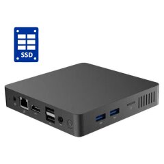 Неттоп MLLSE M2 Pro Mini PC USFF / Intel Pentium J3710 (4 ядра по 1.6 - 2.64 GHz) / 8 GB DDR3 / 128 GB SSD / Intel HD Graphics 405 / WiFi