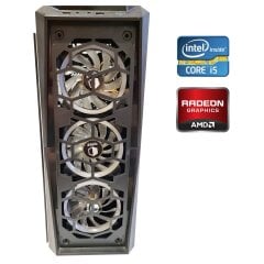 Игровой ПК Б-класс QUBE Tower / Intel Core i5-6500 (4 ядра по 3.2 - 3.6 GHz) / 16 GB DDR4 / 240 GB SSD + 1000 GB HDD / AMD Radeon R9 280X, 3 GB GDDR5, 384-bit / 600W