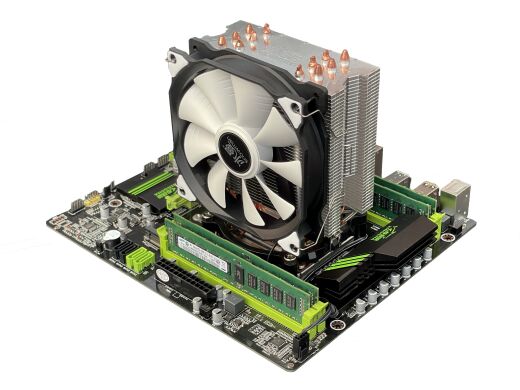 Комплект: Материнская плата JINGSHA X79 + Intel Xeon E5-2697 v2 (12 (24) ядер по 2.7 - 3.5 GHz) + 16 GB DDR3 + Кулер SNOWMAN M-T6