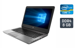 Ноутбук Б-класс HP ProBook 640 G2 / 14" (1920x1080) IPS / Intel Core i7-6600U (2 (4) ядра по 2.6 - 3.4 GHz) / 8 GB DDR4 / 240 GB SSD / Intel HD Graphics 520 / WebCam / TouchID / Windows 10