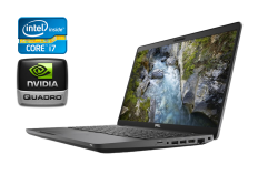 Мобильная рабочая станция Dell Precision 3541 / 15.6" (1920x1080) IPS / Intel Core i7-9850H (6 (12) ядер по 2.6 - 4.6 GHz) / 32 GB DDR4 / 128 GB SSD + 512 GB SSD / nVidia Quadro P620, 4 GB GDDR5, 128-bit / WebCam