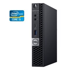 Неттоп Dell OptiPlex 5070 Micro USFF / Intel Core i5-9500T (6 ядер по 2.2 - 3.7 GHz) / 16 GB DDR4 / 256 GB SSD / Intel UHD Graphics 630 / Win 11 Pro