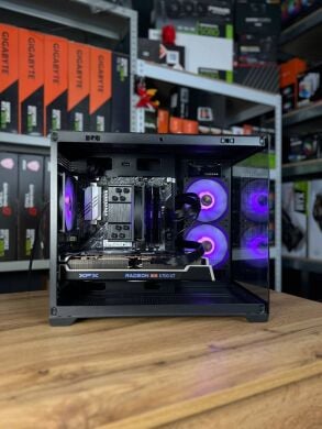 Сборка под заказ: игровой ПК Gamdias Aura GC10M ARGB Black Tower / AMD Ryzen 7 5700X (8 (16) ядер по 3.4 - 4.6 GHz) / 32 GB DDR4 / 1000 GB SSD M.2 / AMD Radeon RX 6700 XT, 12 GB GDDR6, 192-bit / 650W Сборка под заказ: игровой ПК Gamdias Aura GC10M ARGB Black Tower / AMD Ryzen 7 5700X (8 (16) ядер по 3.4 - 4.6 GHz) / 32 GB DDR4 / 1000 GB SSD M.2 / AMD Radeon RX 6700 XT, 12 GB GDDR6, 192-bit / 650W