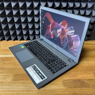 Ноутбук Б-класс Acer Aspire E5-573 / 15.6" (1366x768) TN / Intel Core i5-5200U (2 (4) ядра по 2.2 - 2.7 GHz) / 8 GB DDR3 / 256 GB SSD / nVidia GeForce 940M, 4 GB GDDR3, 64-bit / WebCam / DVD-ROM